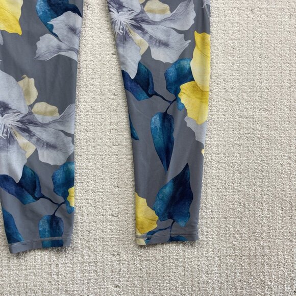 Calia by Carrie Underwood Energize Legging Sz L Blue/yellow Floral AOP Yoga Run - Picture 7 of 15